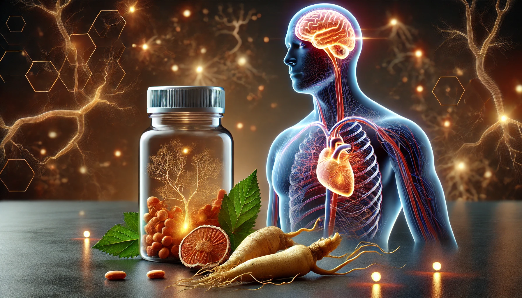 Panax Ginseng for brain and overall health.