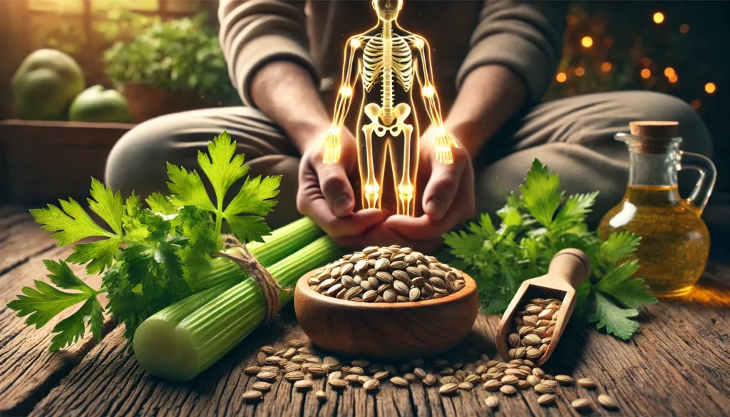 celery seed for gout and uric acid relief.