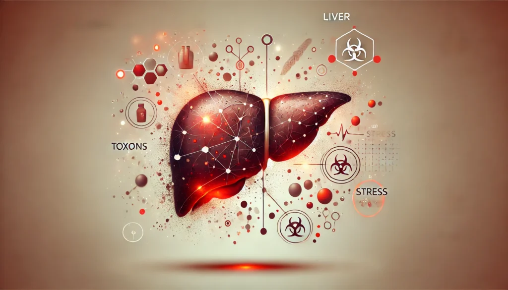 liver problems in a medical and scientific context.